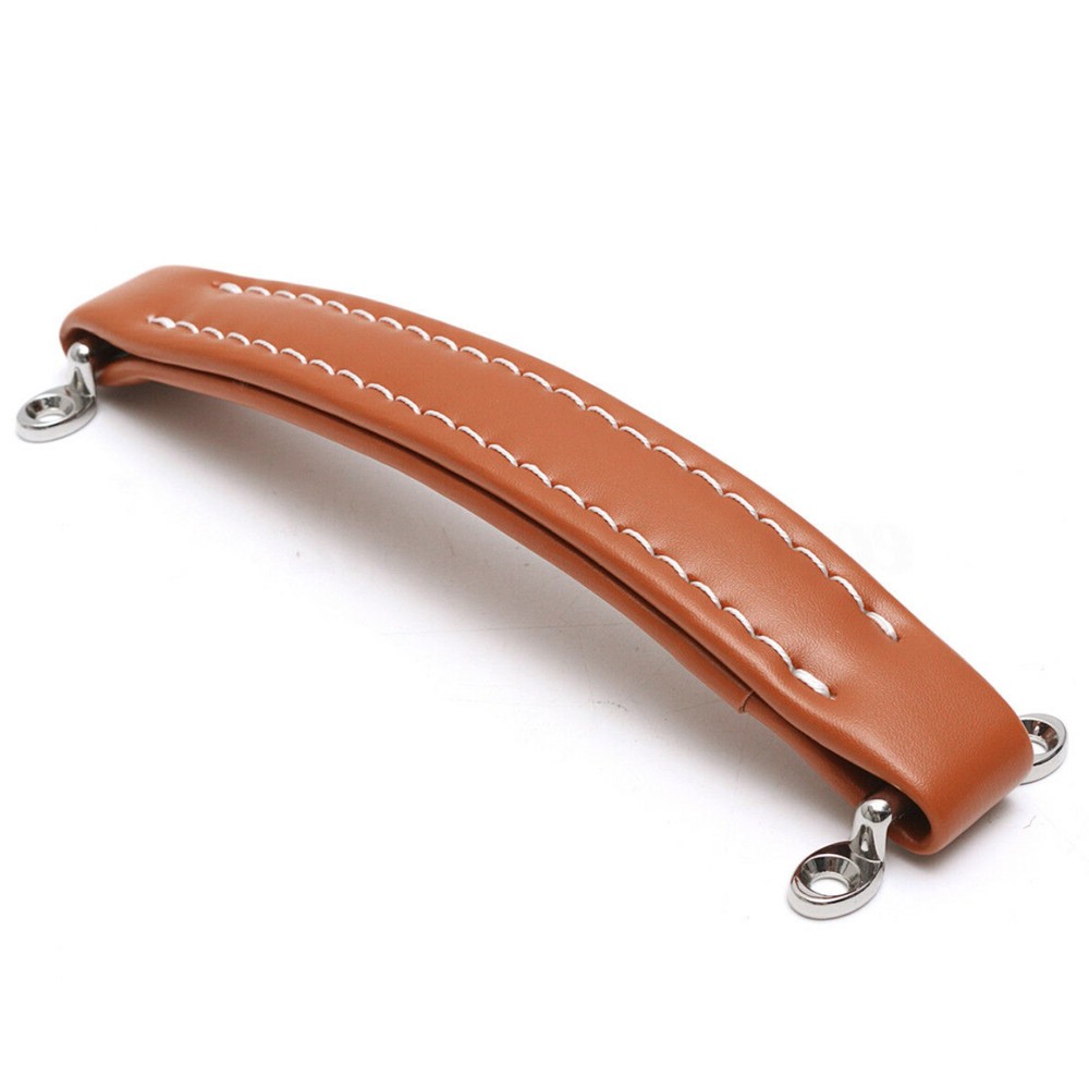 Brown Leather Style Guitar Amplifier Handle Strap For Fender Amp Instruments D