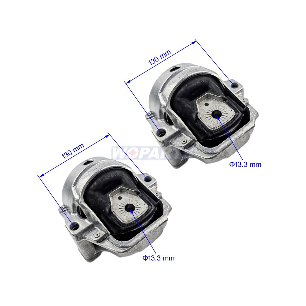 Engine Motor Mount Hydraulic Set Left & Right Fit for Audi Q5 2009-2012