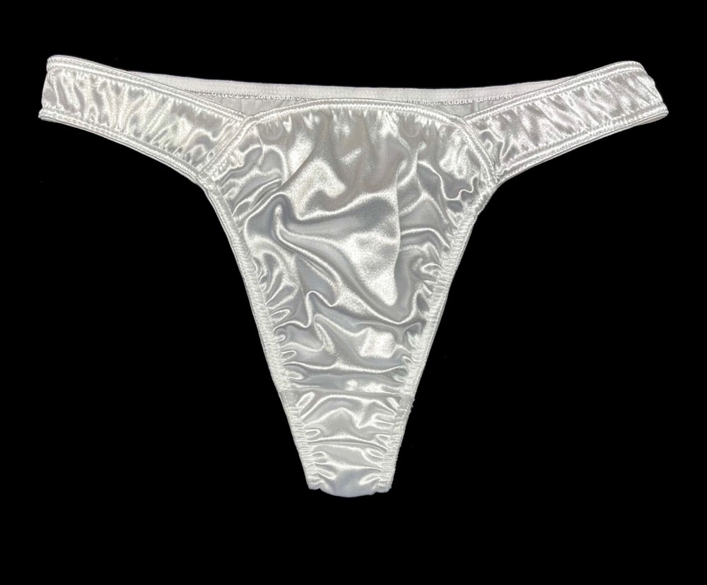 Satin Thong White L