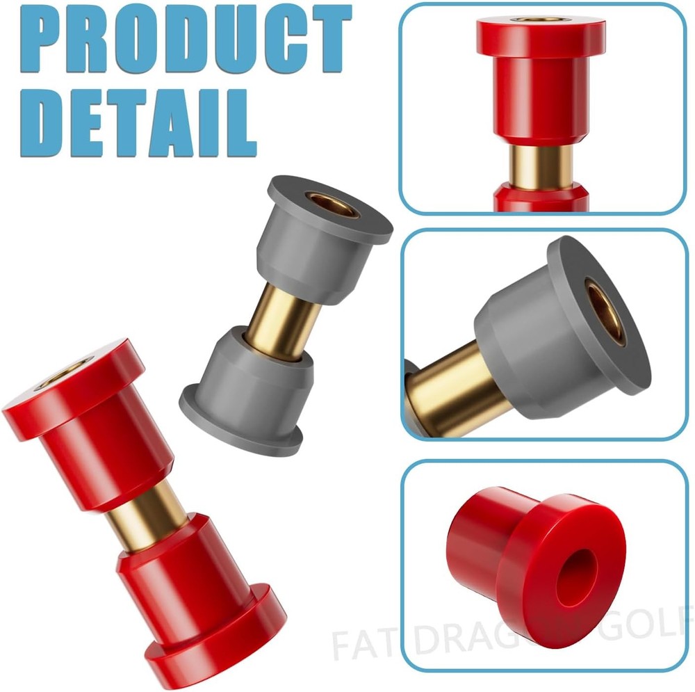 Club Car Precedent Bushing Kit-Polyurethane, Front Polyurethane Kit