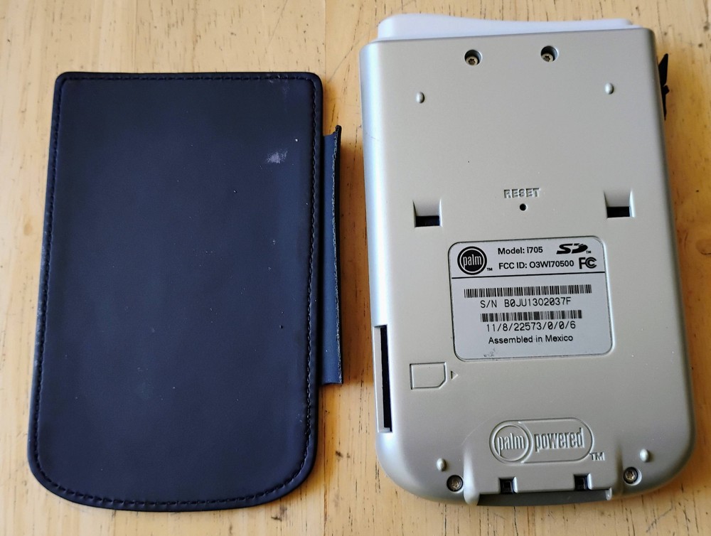 Palm electronic organizer PDA