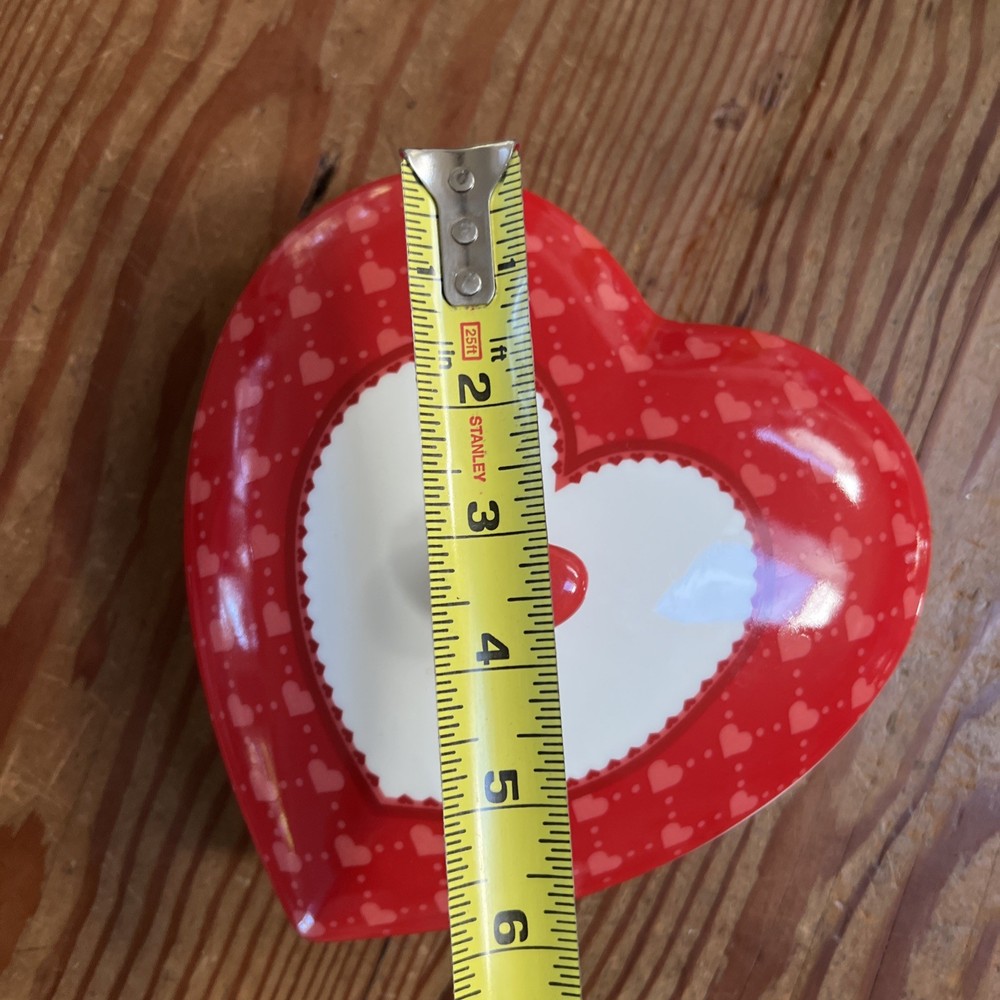 See’s Candy Box Red Heart Dishwasher Safe