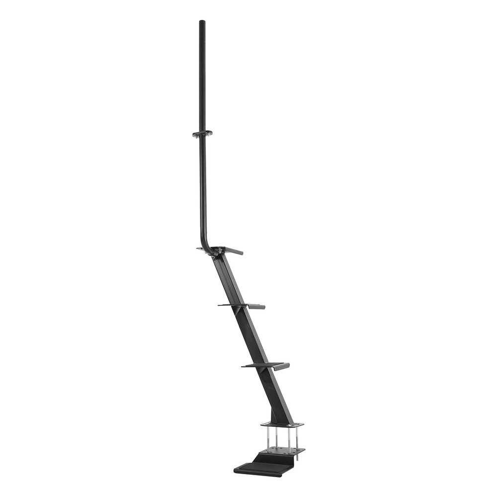 Uimoso Heavy Duty Boat Trailer Steps with Handle, 4-Step Bottom Mount Design