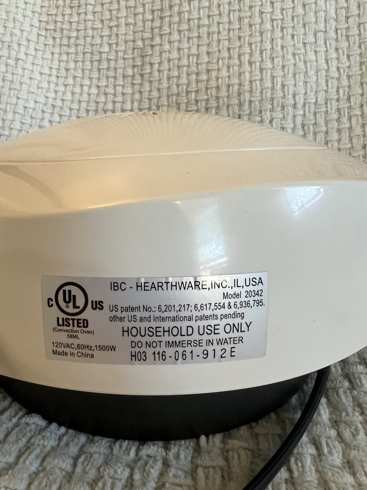 NuWave Pro Infrared Oven Power Head 20342 Replacement Part Tested Working