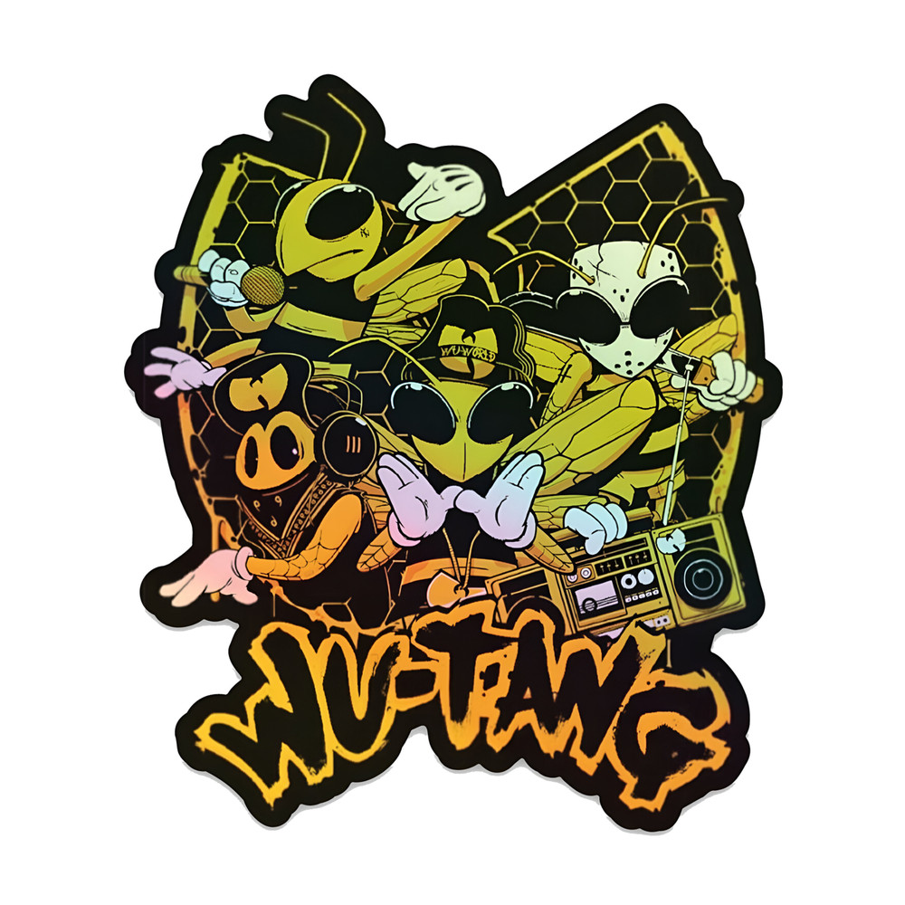 Wu-Tang Bee Sticker Decal