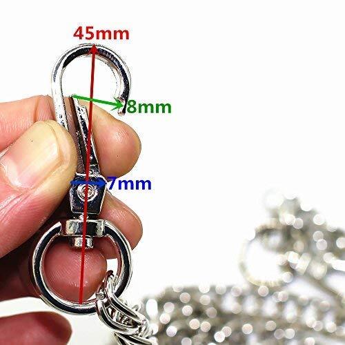 55" DIY Iron Flat Chain Strap Handbag Chains Purse Straps Shoulder