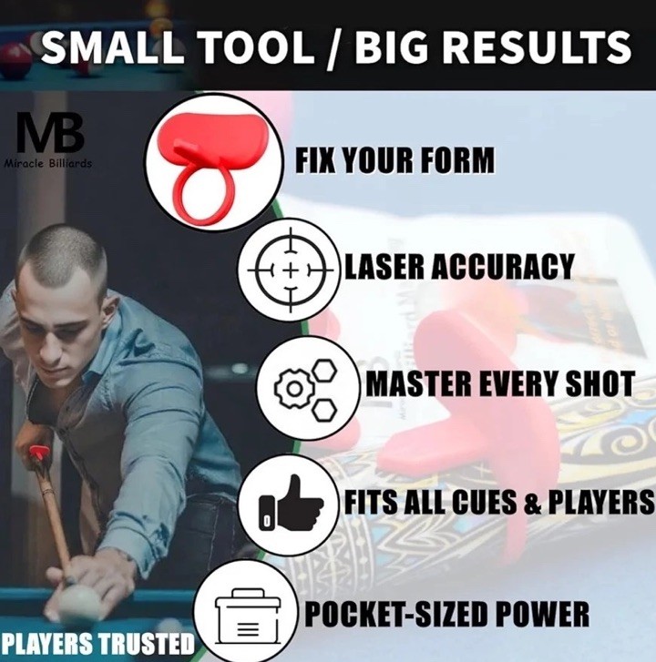 Miracle Billards Magic Ring - Helps Corrects Posture