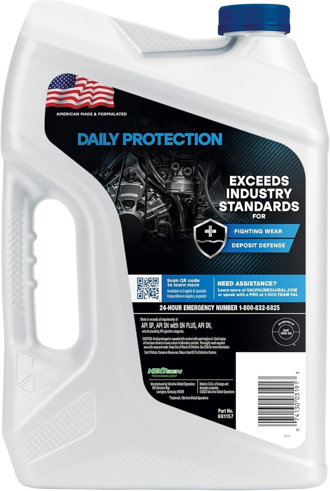 Ultimate 10W-40 Motor Oil - 5 Quart Synthetic Blend for Peak Engine Performance