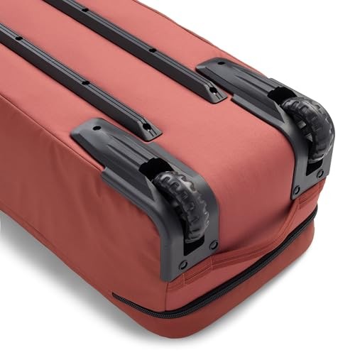 Deluxe Ski and Snowboard Roller Bag & Packing Cube - TSA Compliant - 175 Rust