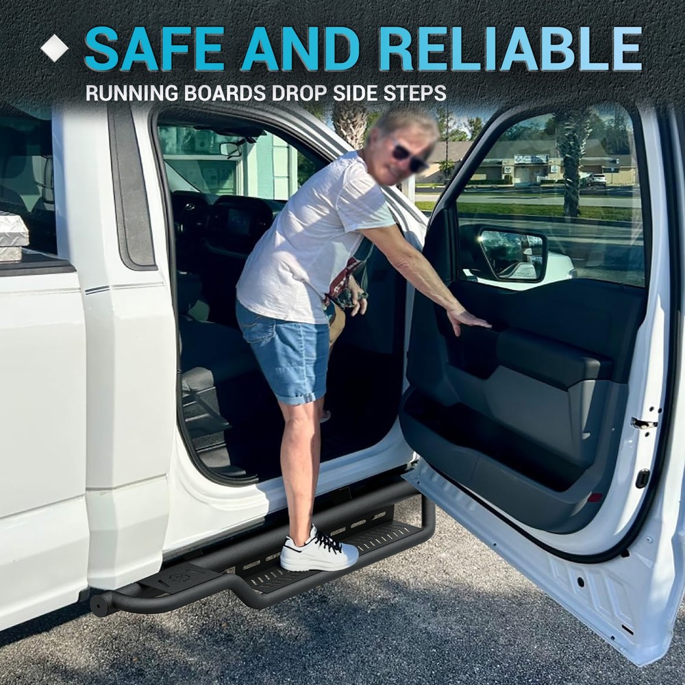 Running Boards For 2009-2018 Dodge Ram 1500 Regular Cab Sides Step Nerf Bars