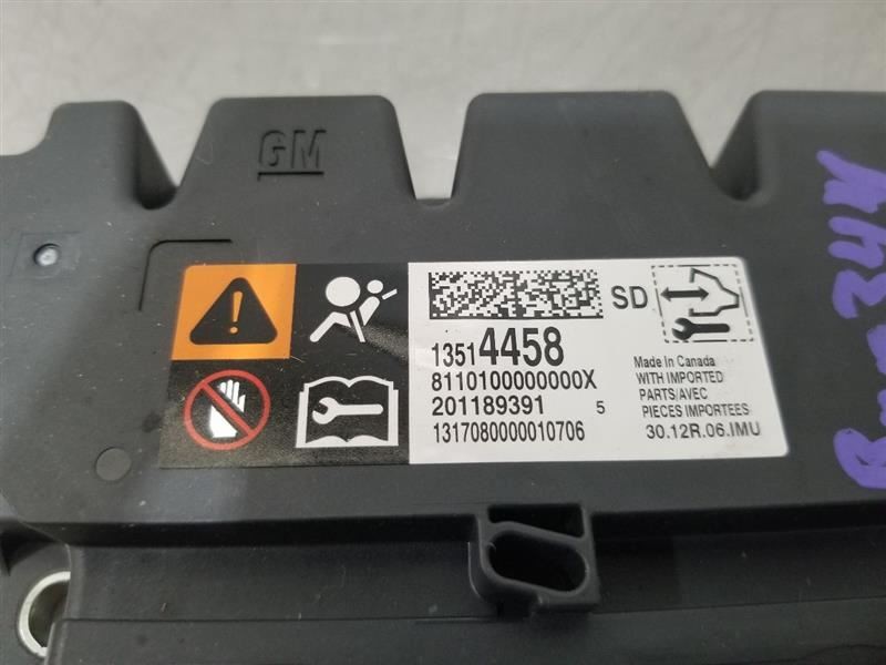 17 2017 GMC CANYON SRS BAG RESTRAINT CONTROL MODULE 13514458