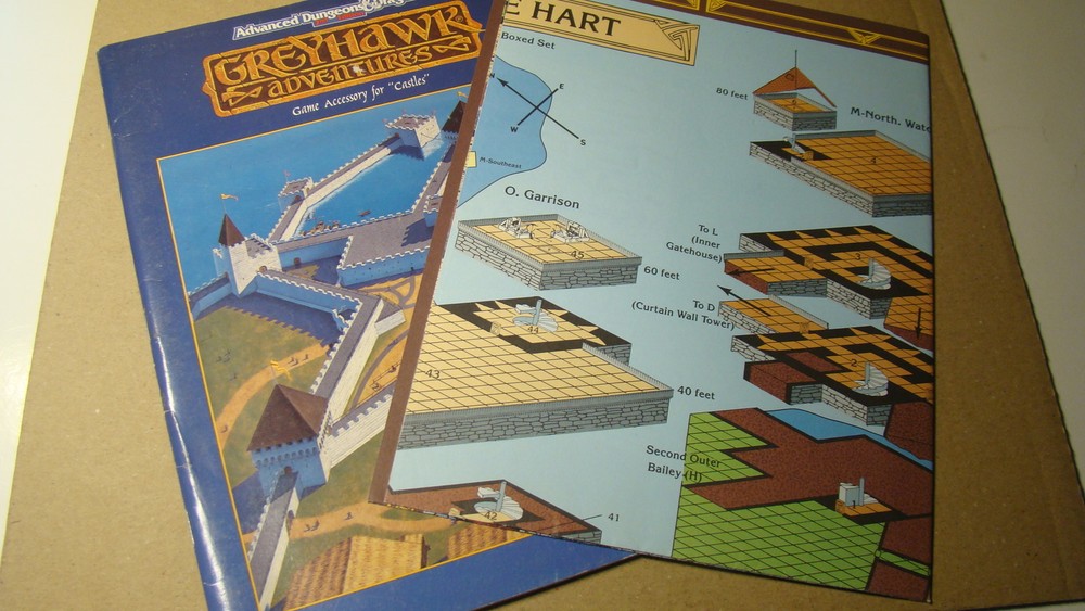 MODULE CASTLES CITY OF HART *NICE COPY* COMPLETE ORIGINAL DUNGEONS DRAGONS