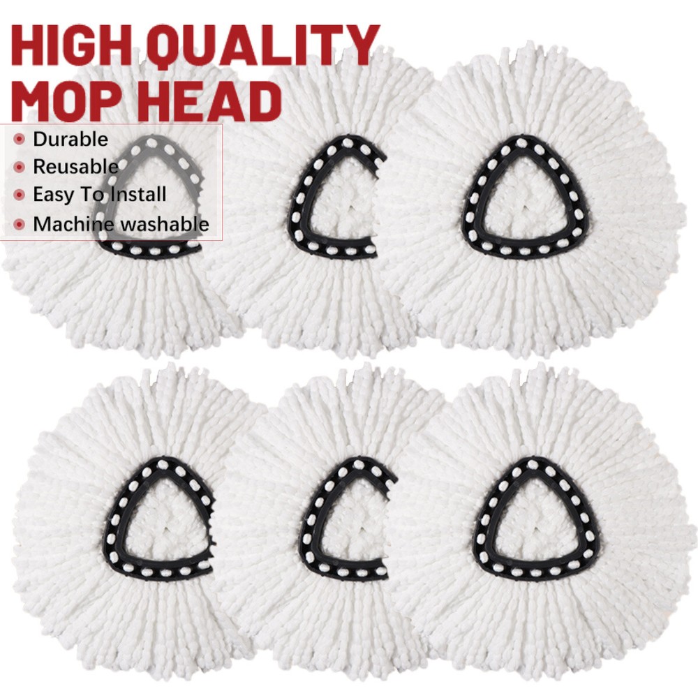 Microfiber mop head for O-cedar cleaning pad rotating mop refill