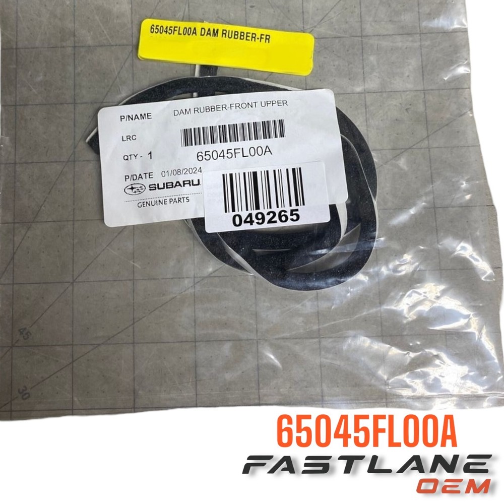 2017-2023 SUBARU IMPREZA FRONT UPPER WINDSHIELD WEATHERSTRIP NEW OEM 65045FL00A