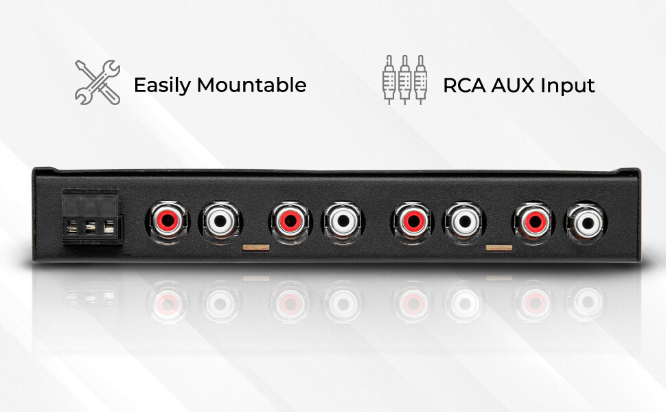 DS18 EQX5 High Volt 5 Band Equalizer with High Level Input