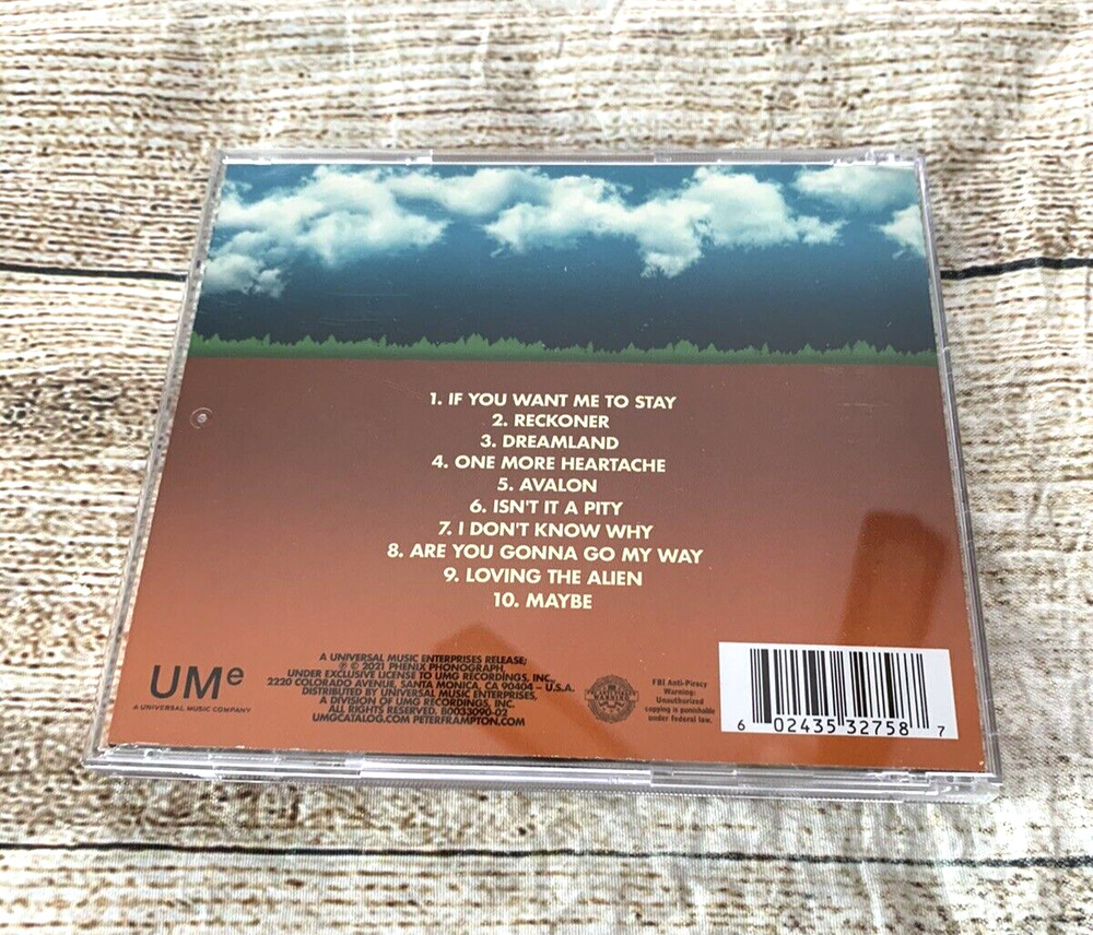 PETER FRAMPTON Forgets the Words Signed CD Booklet BECKETT Authenticated BAS