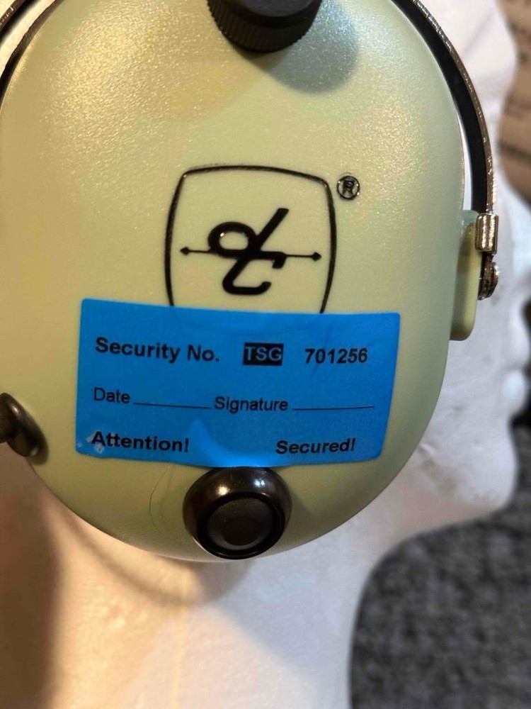 David Clark Model H-PC 40624G-01 Computer Headset w/ Microphone Tested Free Ship