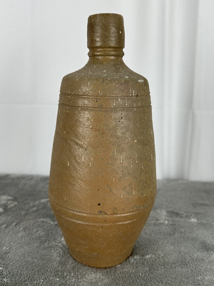 Vintage Stoneware Bottle Empty Bottle Vintage Heavy