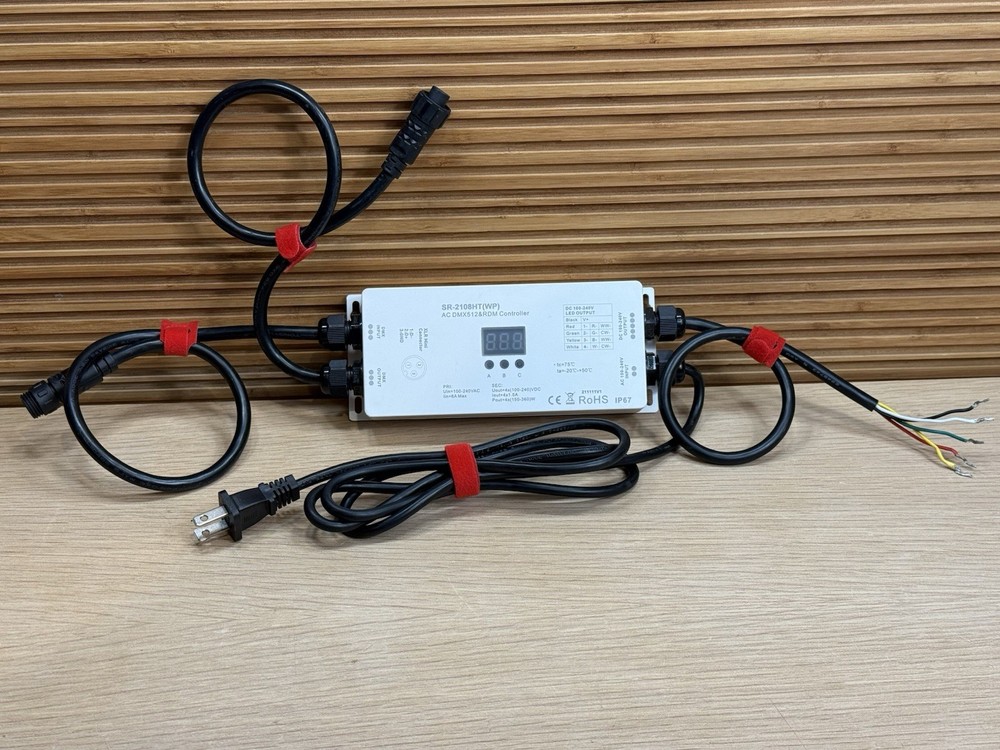 SR-2108HT(WP)DMX512 RDM Decoder High Voltage LED Controller (pre-owned)