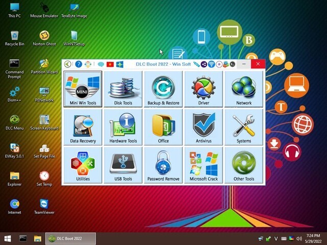 DLC Boot 2022 Flash Drive Live Ultimate Bootable Tools for System Repair