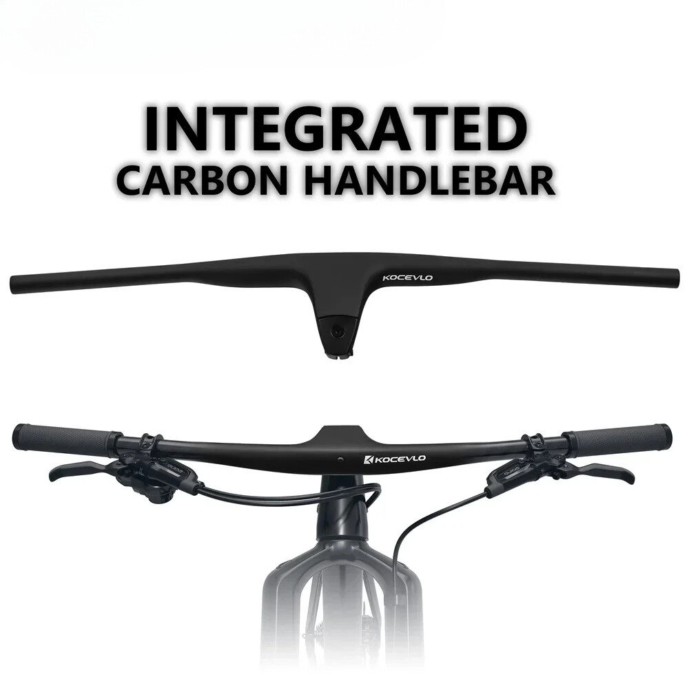 MTB carbon Handlebar Negative 17° 50-90MM Efficient Integrated Handlebar 740MM