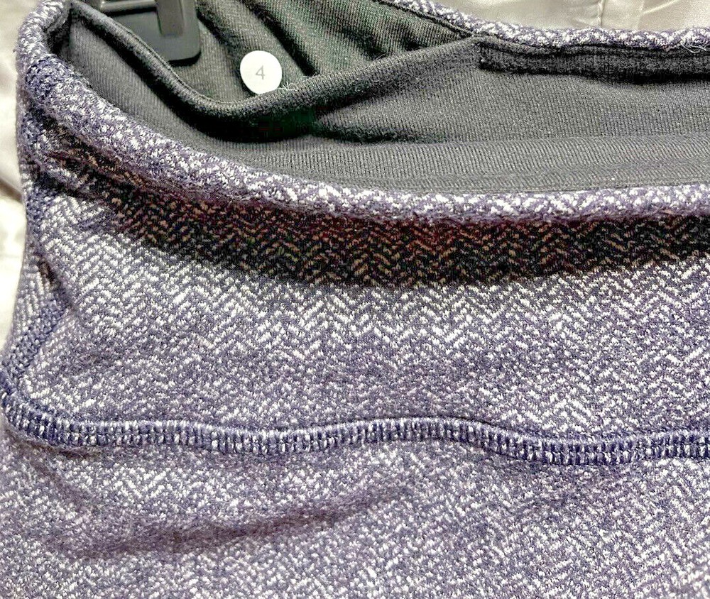LULULEMON WOMENS GRAY LEGGINGS SIZE 4
