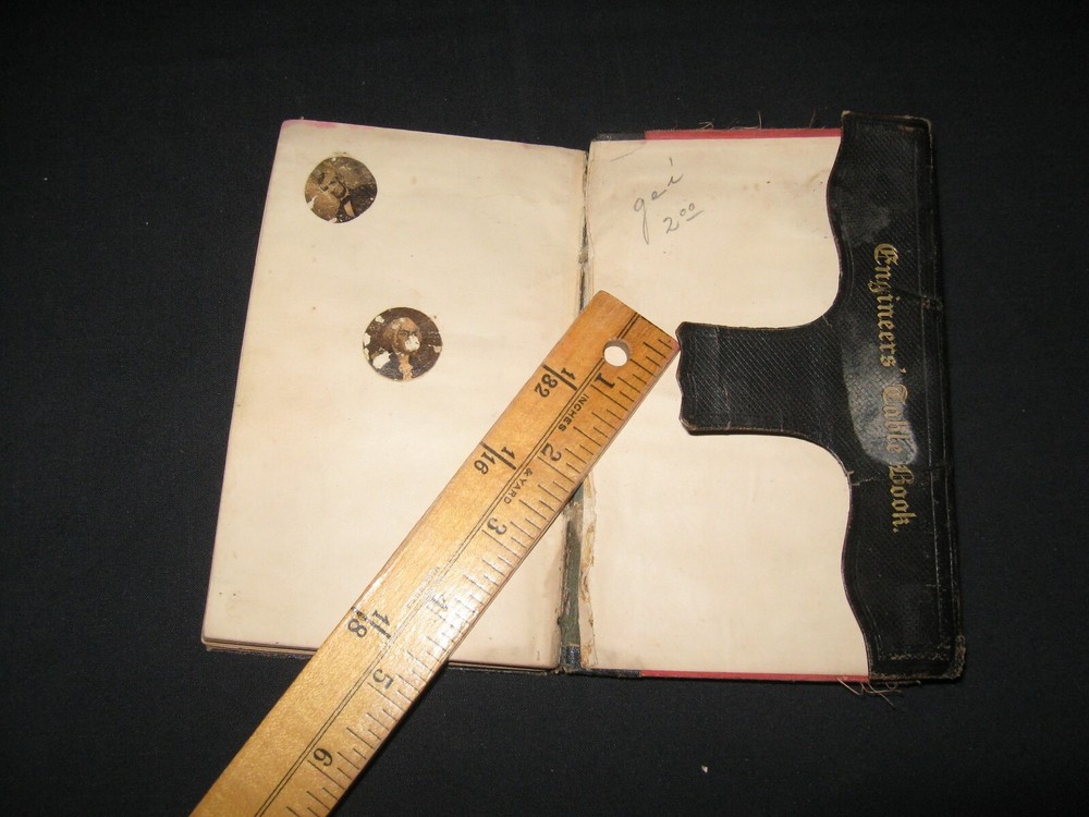 Vintage Engineers Table BK 1874 in leather pocket case,Traverse Table, construct