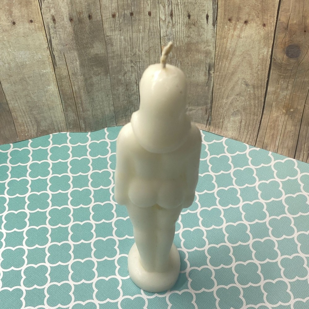 White Female Image Figure Candle
