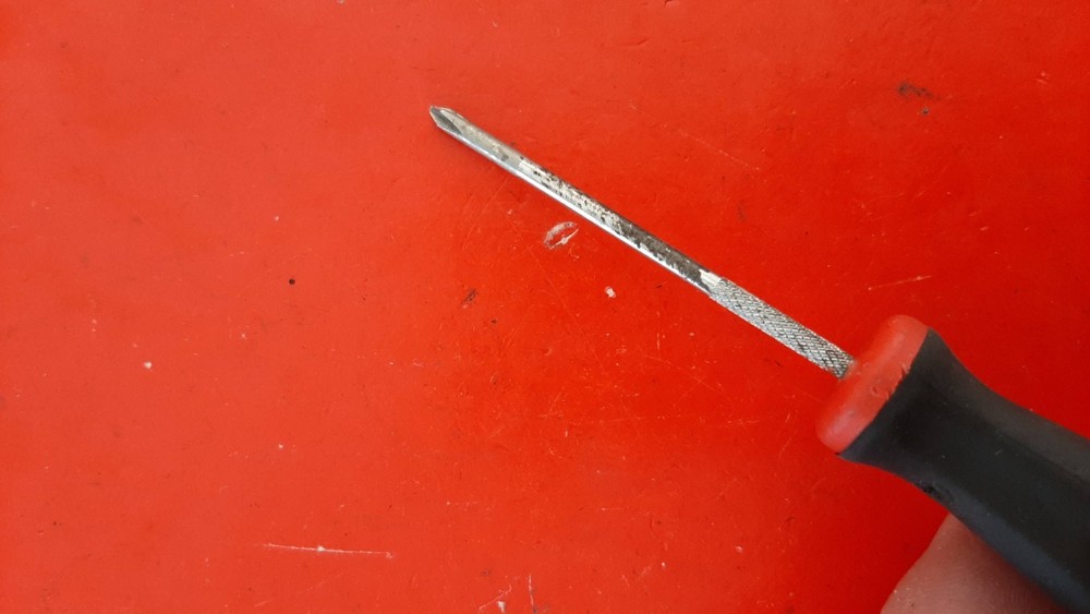 Snap-on Tools SGDP300A #0 Phillips Screwdriver Red Soft Grip Handle Engraved