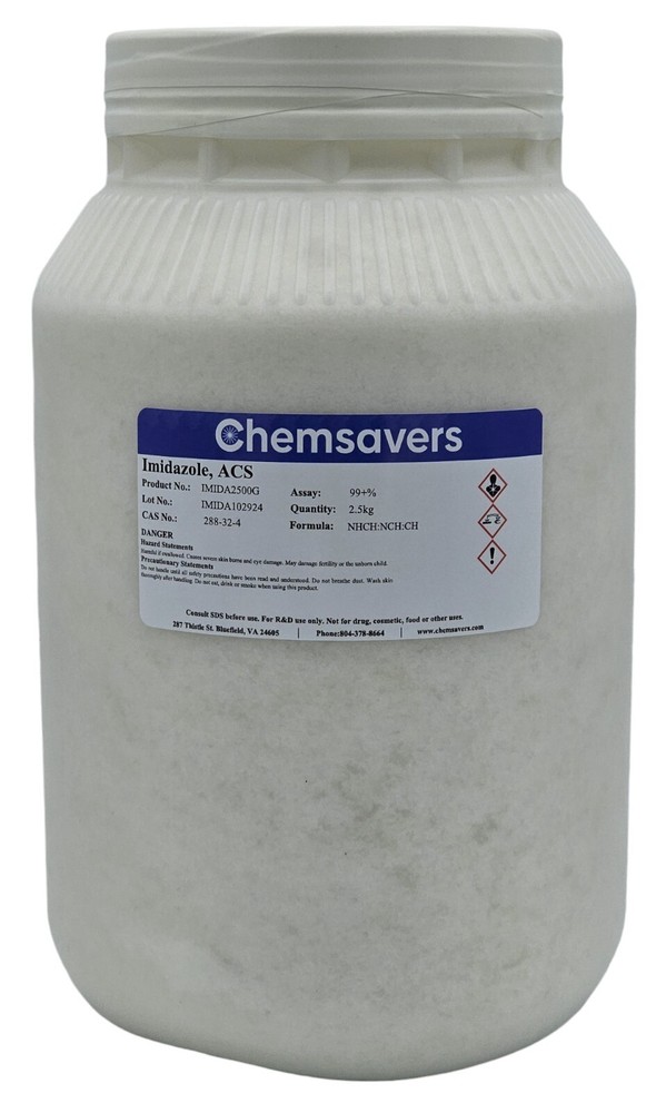 Imidazole, ACS, 99+%, 2.5kg