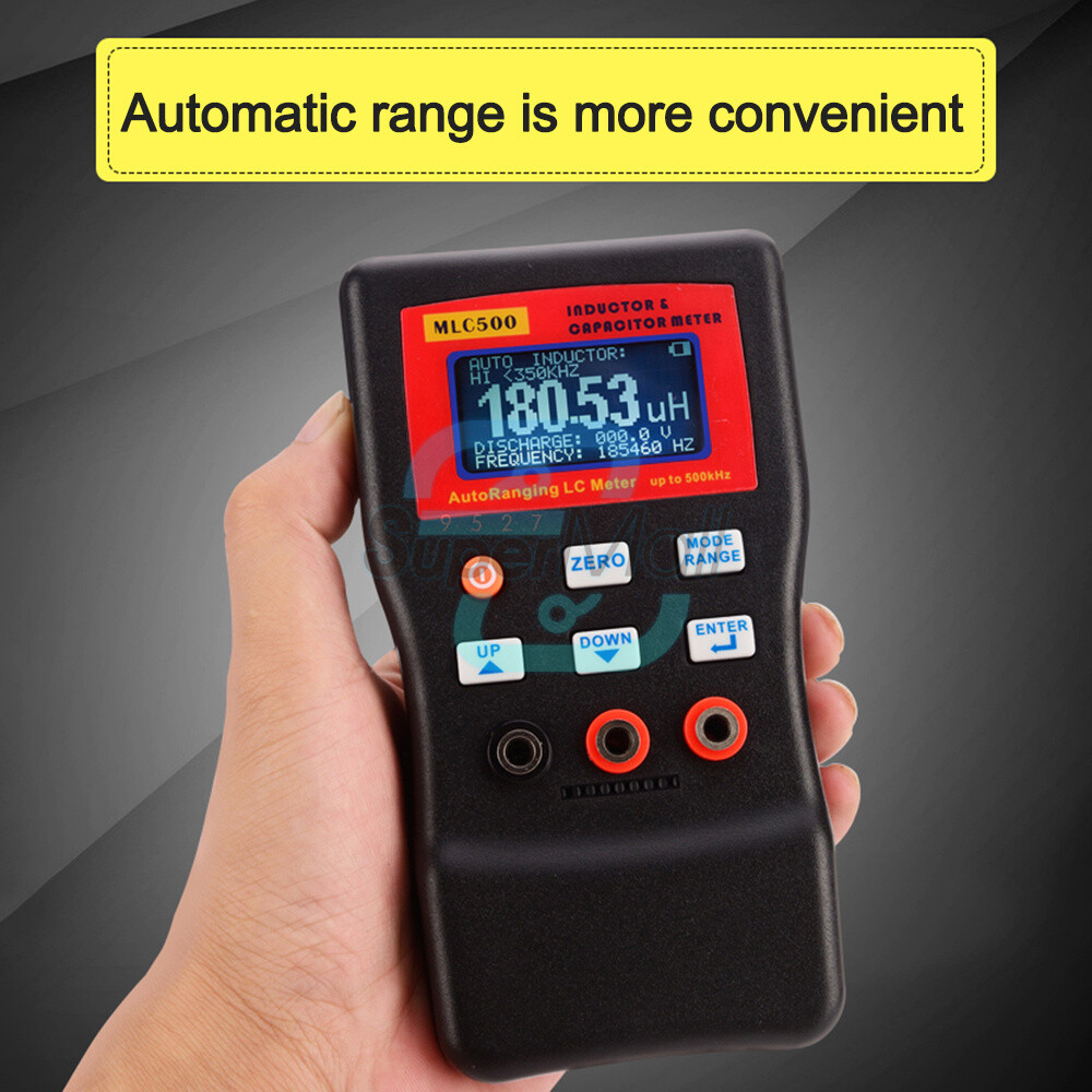 MLC500 Automatic Range Capacitance Inductance Meter Digital Capacitance Tester-