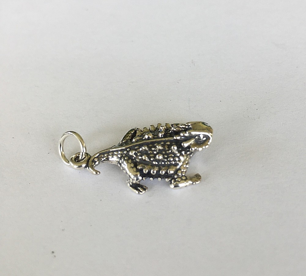 Sterling Silver Horned Toad charm