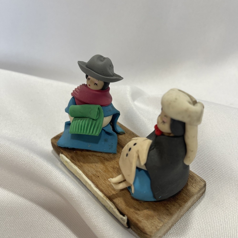 Handcrafted Peruvian Clay Couple