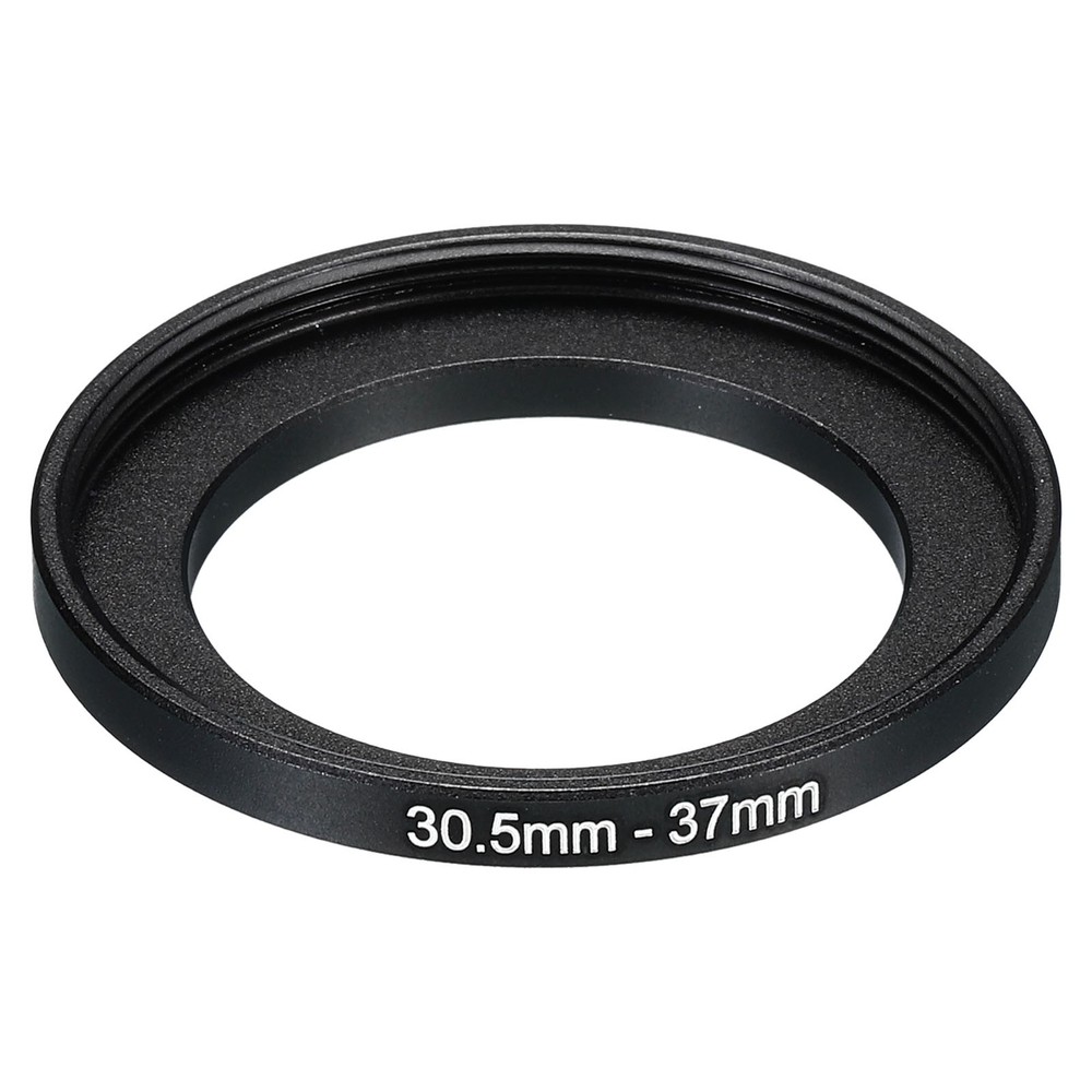 30.5mm-37mm Metal Step Up Ring, Camera Lens Filter Adapter Ring Black