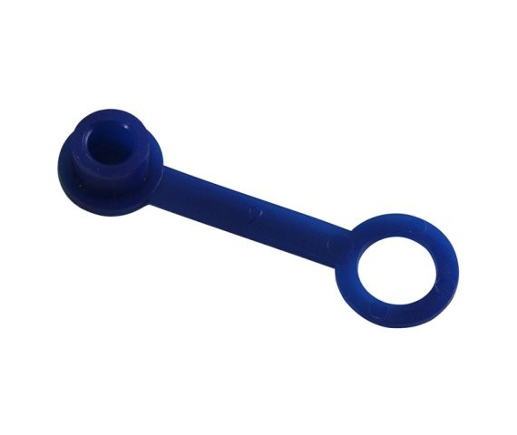 Grease Fitting Cap Tab Blue (50 Pieces)
