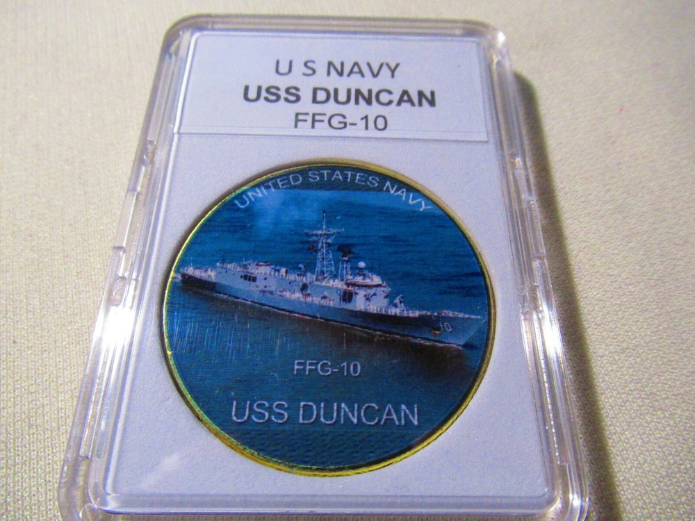 US NAVY - USS DUNCAN (FFG-10) Challenge Coin