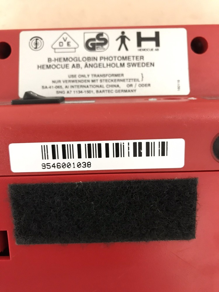 HemoCue B-Hemoglobin Photometer System Blood Glucose Analyzer Lab