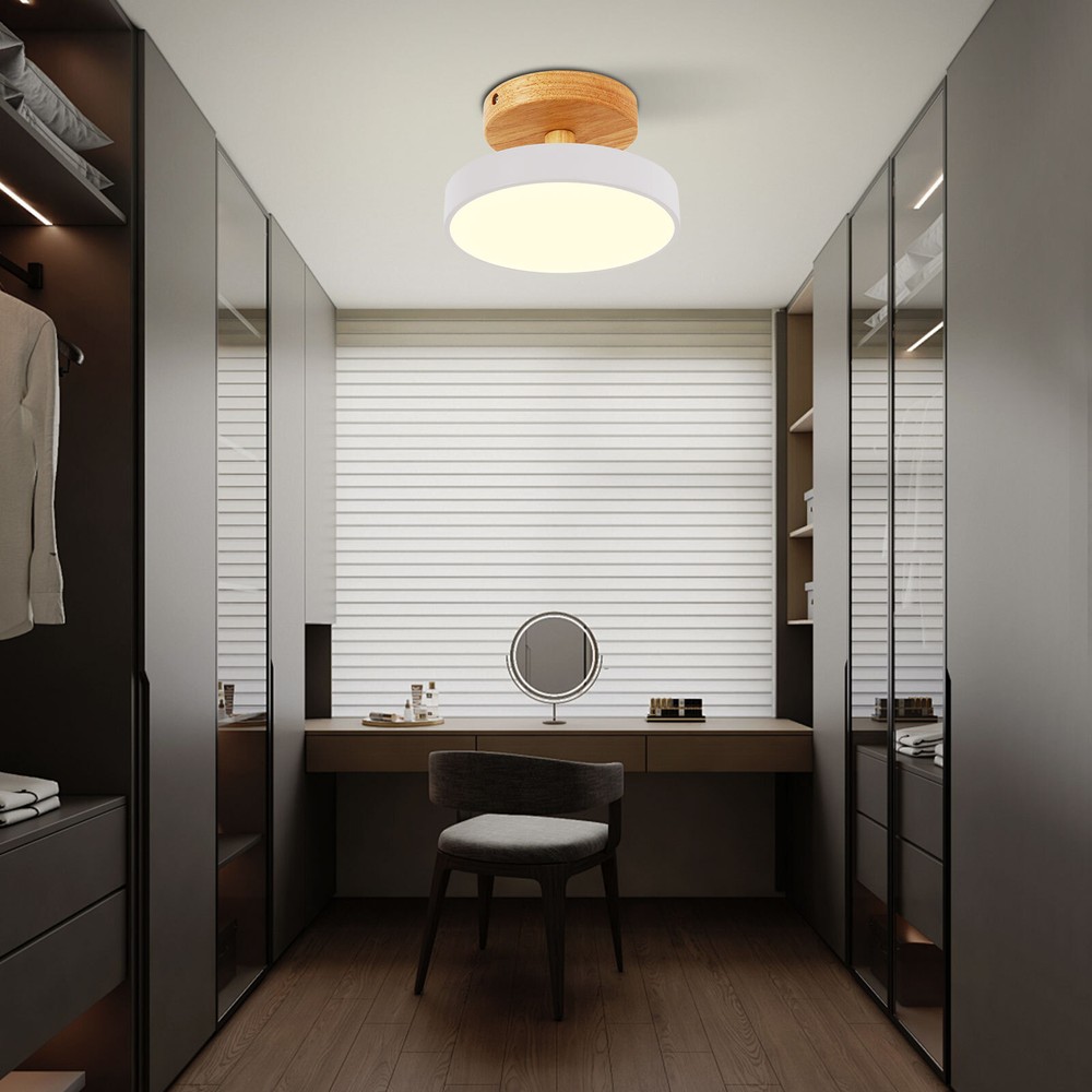 NEW 18cm*9cm LED Ceiling Light Round Wired Ceiling Lamp 85-265V Indoor Light