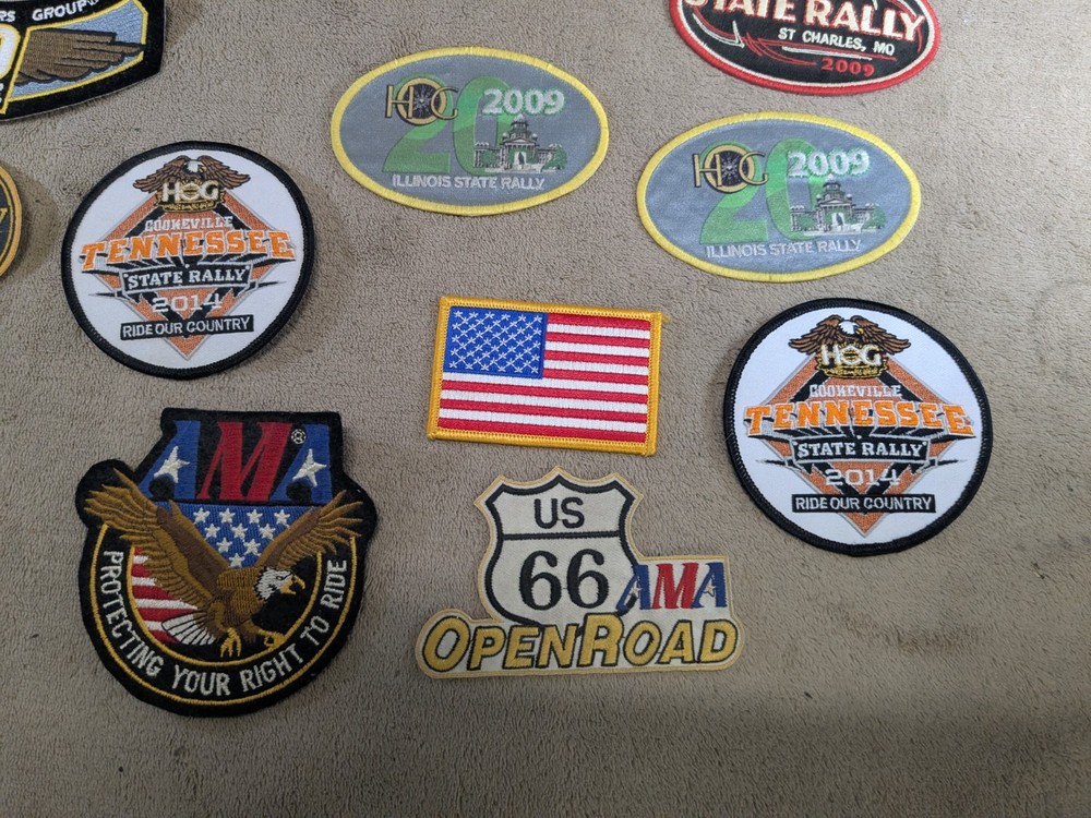 Harley Owners Group HOG Patches Various From 90s, 2000s, 2010s