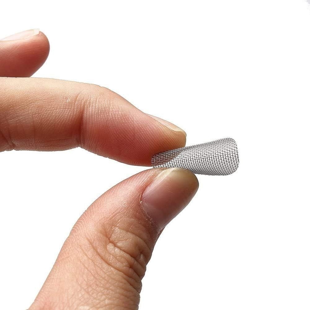 Multi Pack Stainless Steel Pipe Screen Filters - 2cm Mesh, Easy Clean, Rust-Free