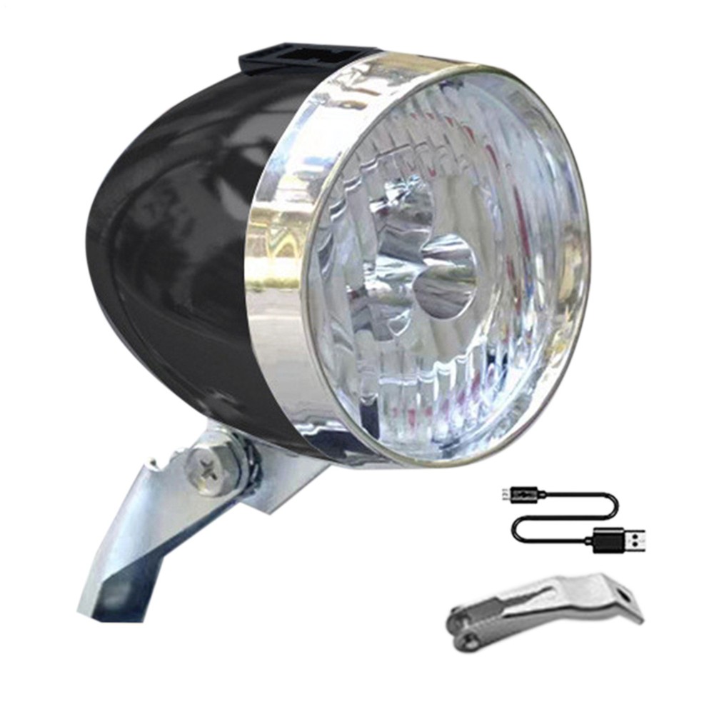 Bikes Front Light 3 Led Headlight With Bracket Rechargeable Bikes favorable