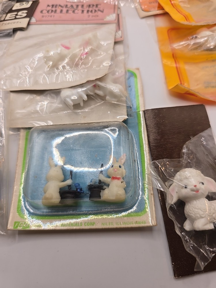 Vintage Craft Easter Miniatures Lot