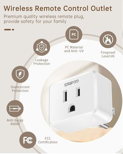 Wireless Garbage Disposal Switch with Remote Control, Wall Mounted, 300ft Range,