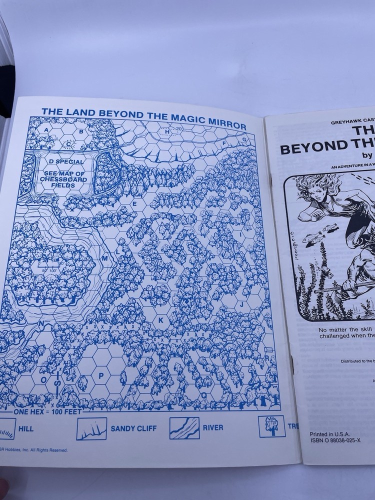 EX2 AD&D Module The Land Beyond the Magic Mirror Dungeons & Dragons TSR (1983)