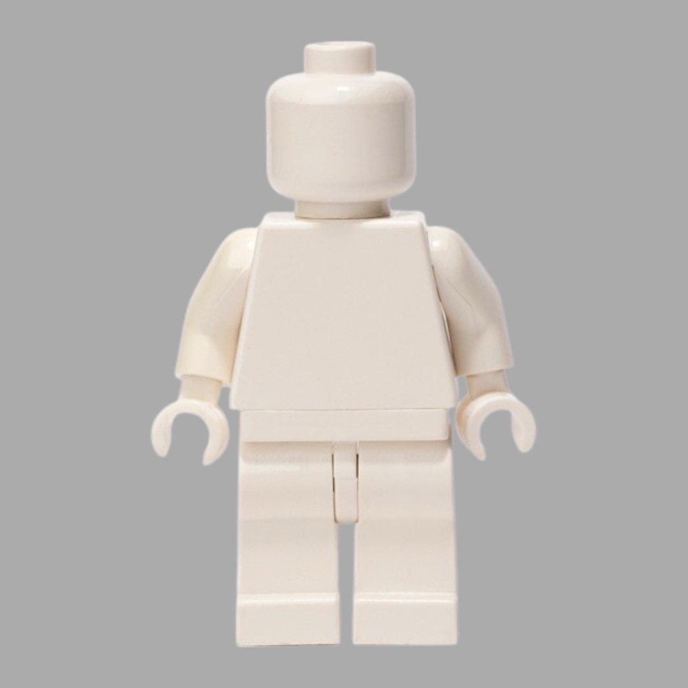Monochrome Minifigure | Custom Building Block