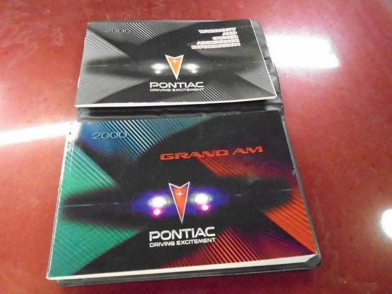 GRAND AM 2000 Owners Manual 1006621