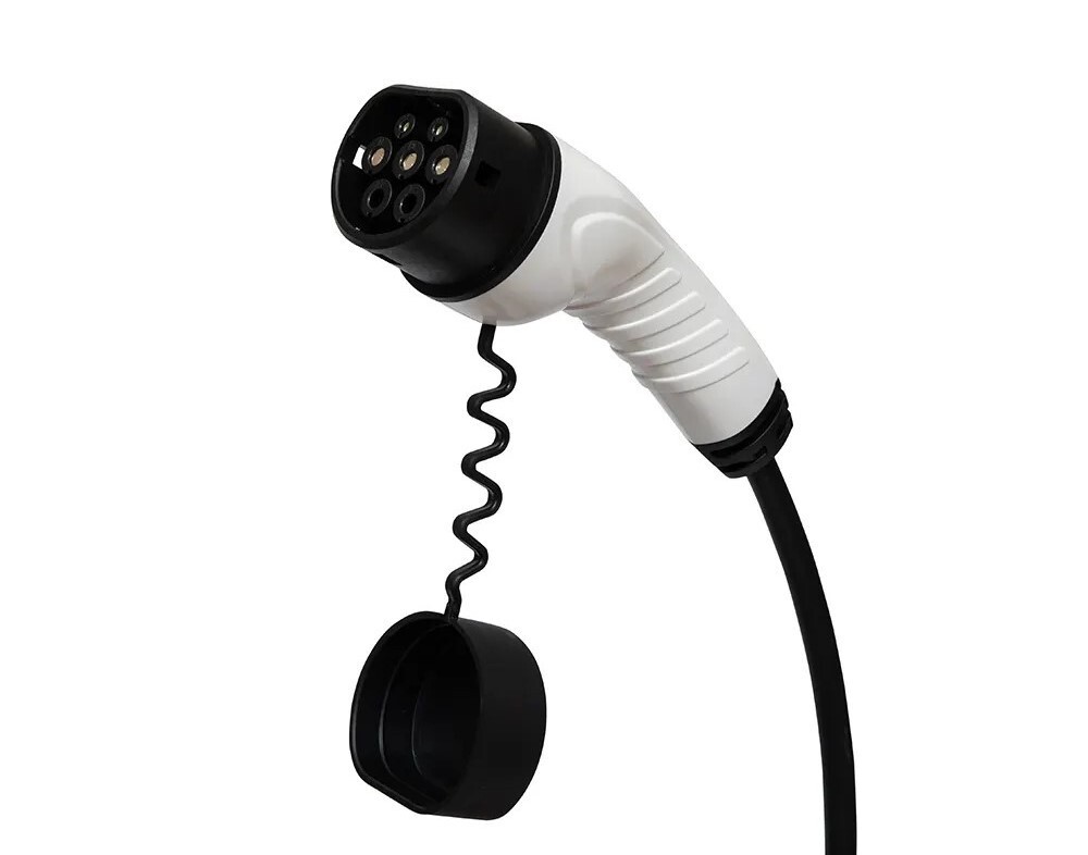Open End EV Charging Cable Replacement Type 2, 7kW 32A 1 Phase, 110-250V, 5m