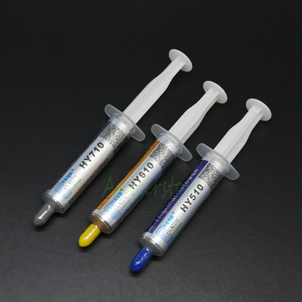 3-Tube 5g Silver Gold Grey Silicone Compound Thermal Grease Paste For CPU GPU IC