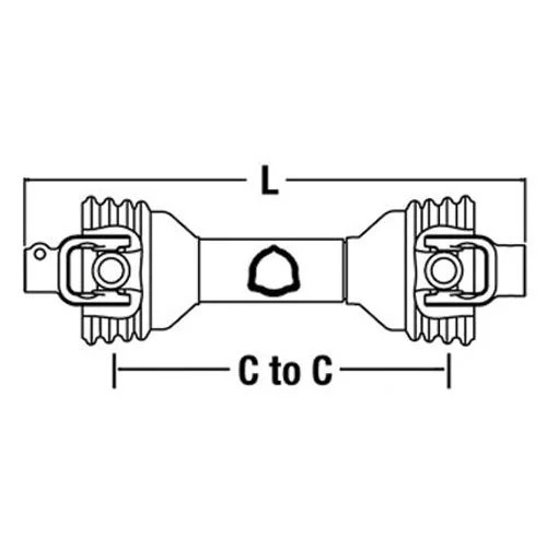 Universal PTO Driveline Post Hole Digger