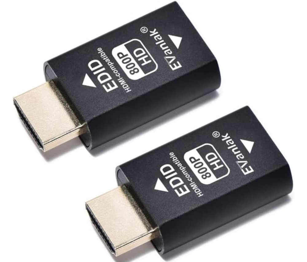 EVanlak Hdmi Edid Emulator Passthrough 3rd Generation 800p